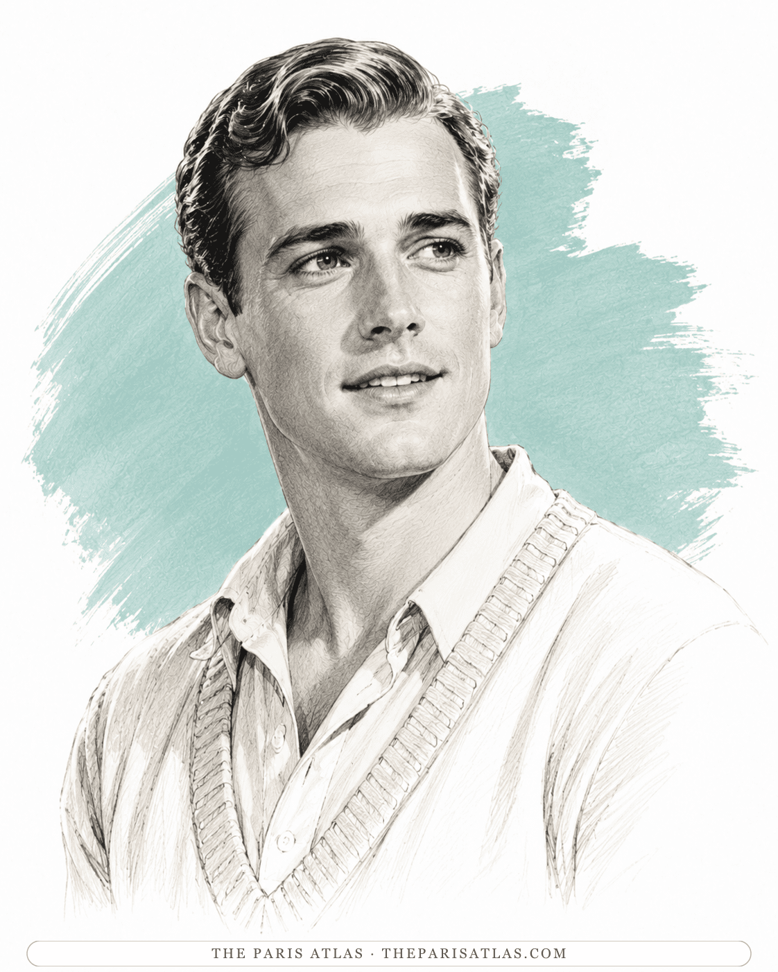 Illustrated portrait of Collis Clay