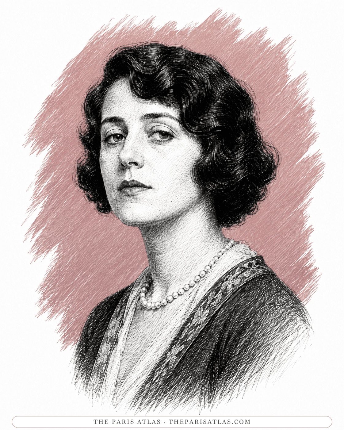 Illustrated portrait of Domenica Walter