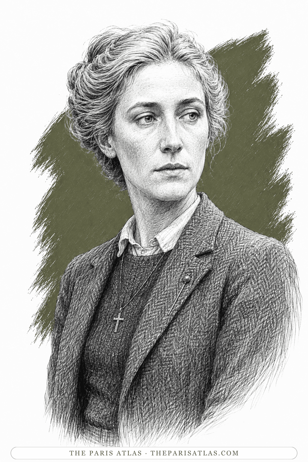 Illustrated portrait of Dorothy Hare