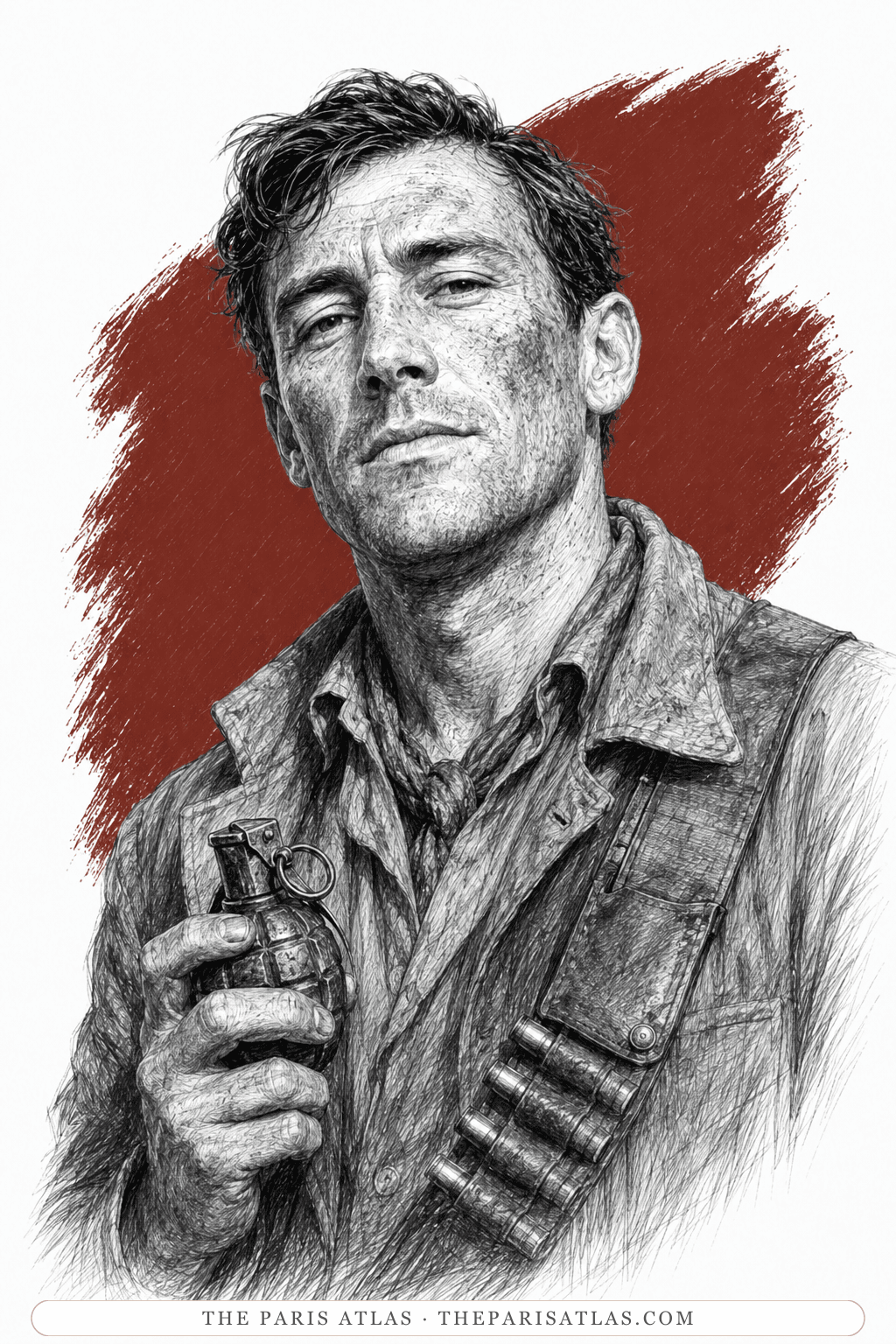 Illustrated portrait of Douglas Moyle