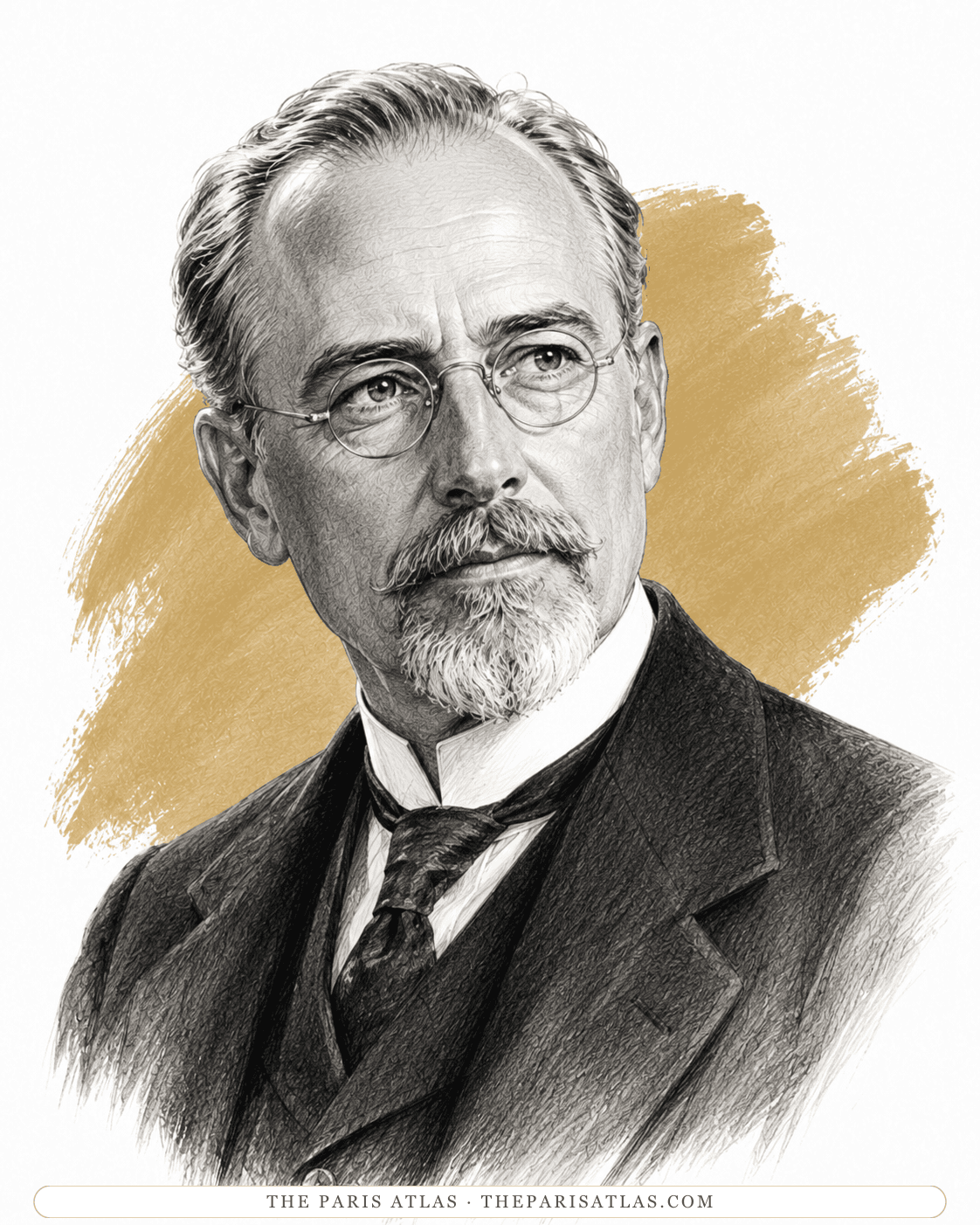 Illustrated portrait of Dr. Dohmler