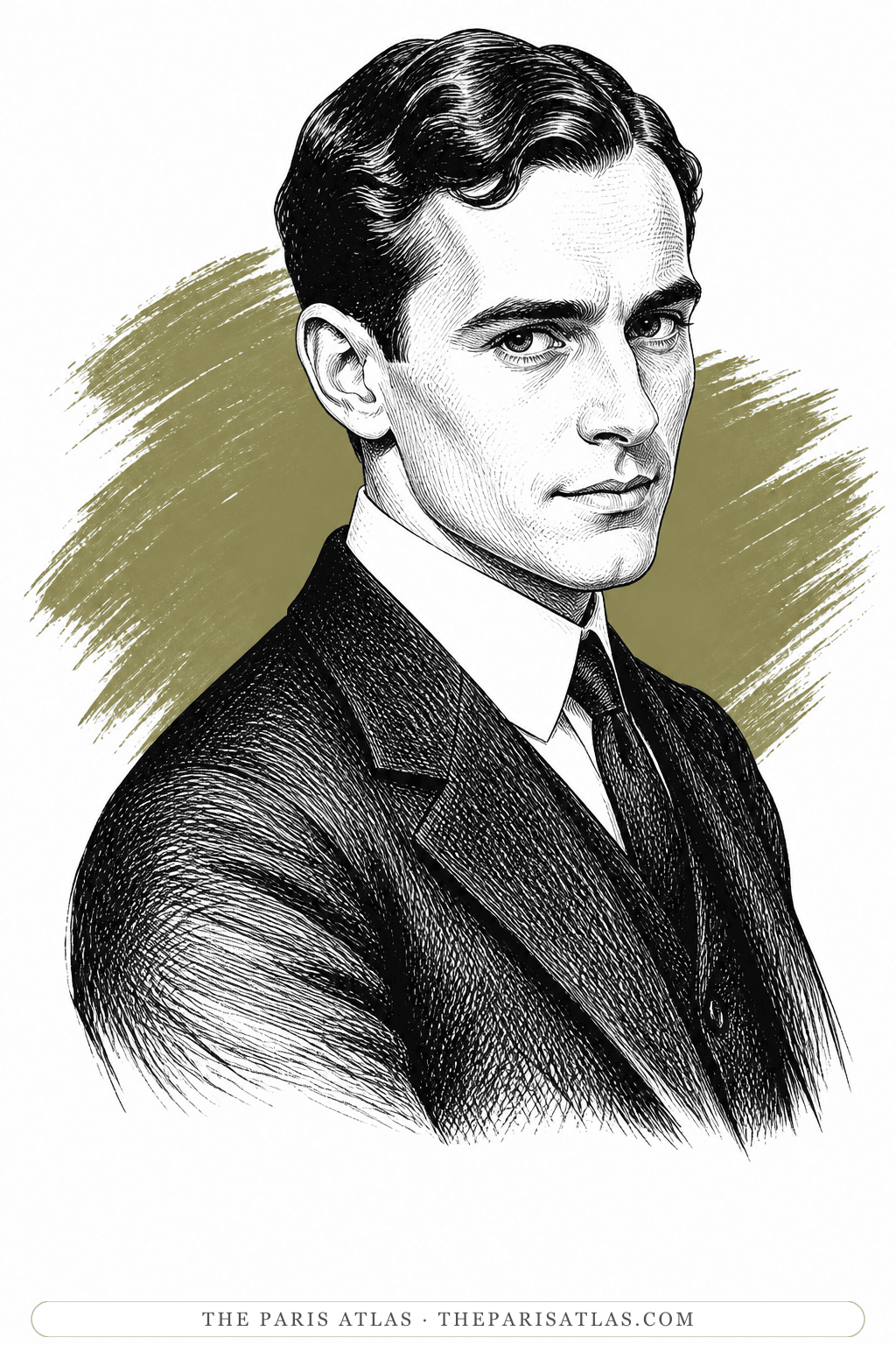 Illustrated portrait of Dudley Murphy