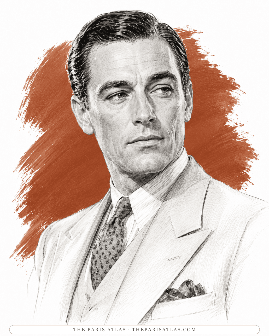Illustrated portrait of Earl Brady