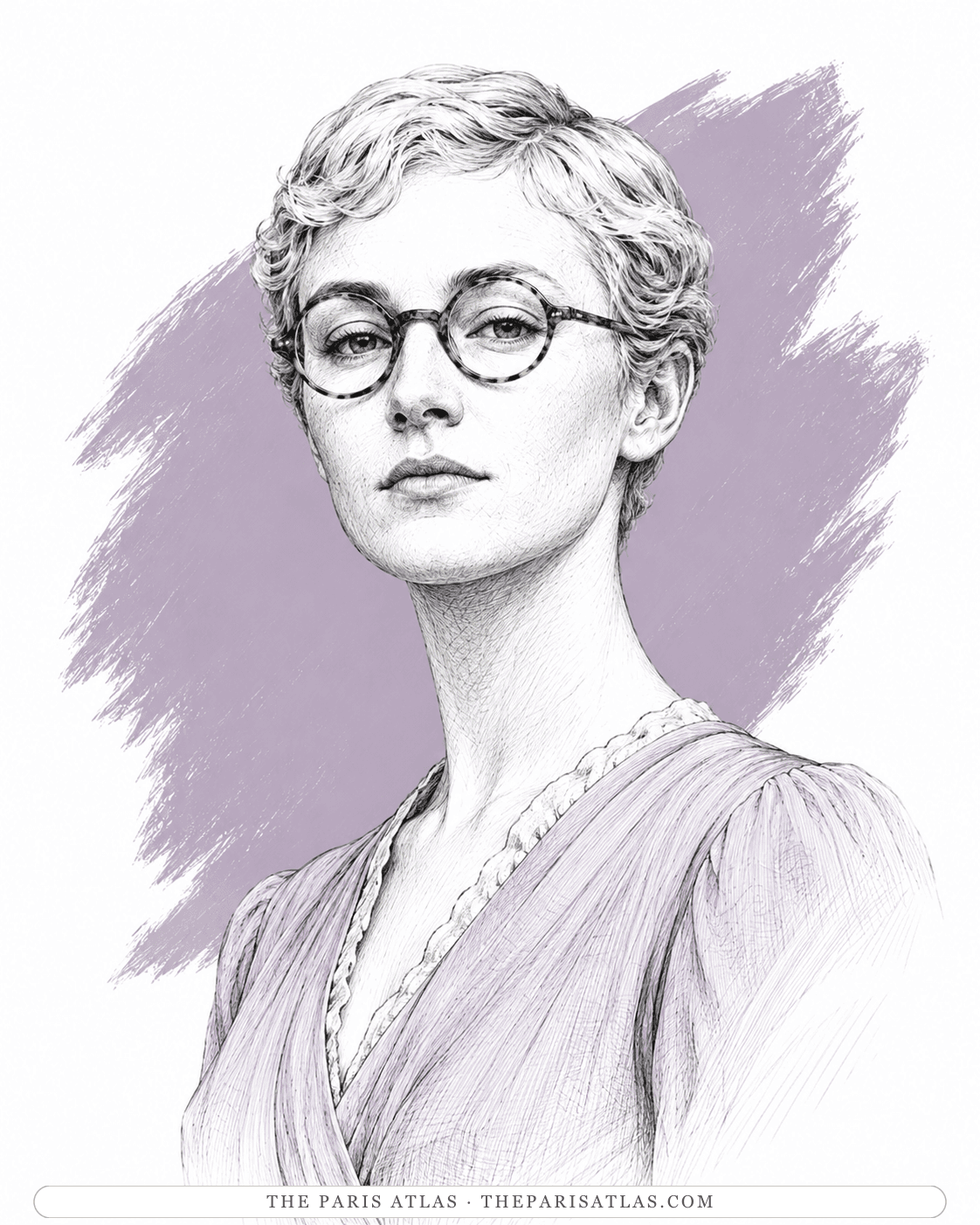 Illustrated portrait of Elizabeth Lackersteen