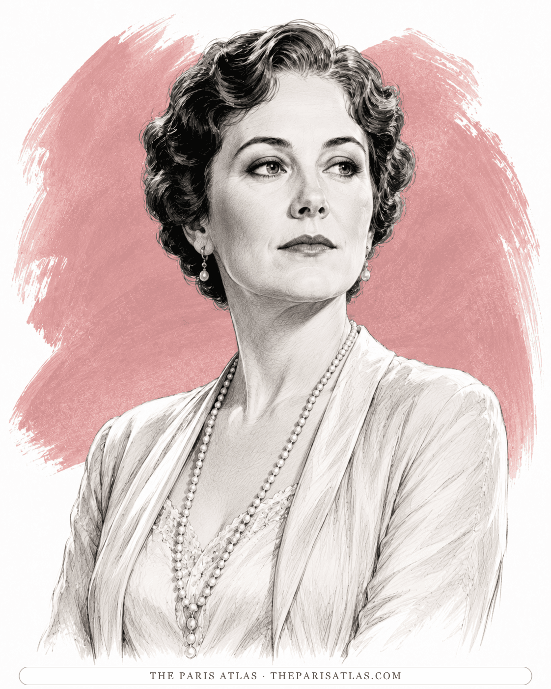 Illustrated portrait of Elsie Speers