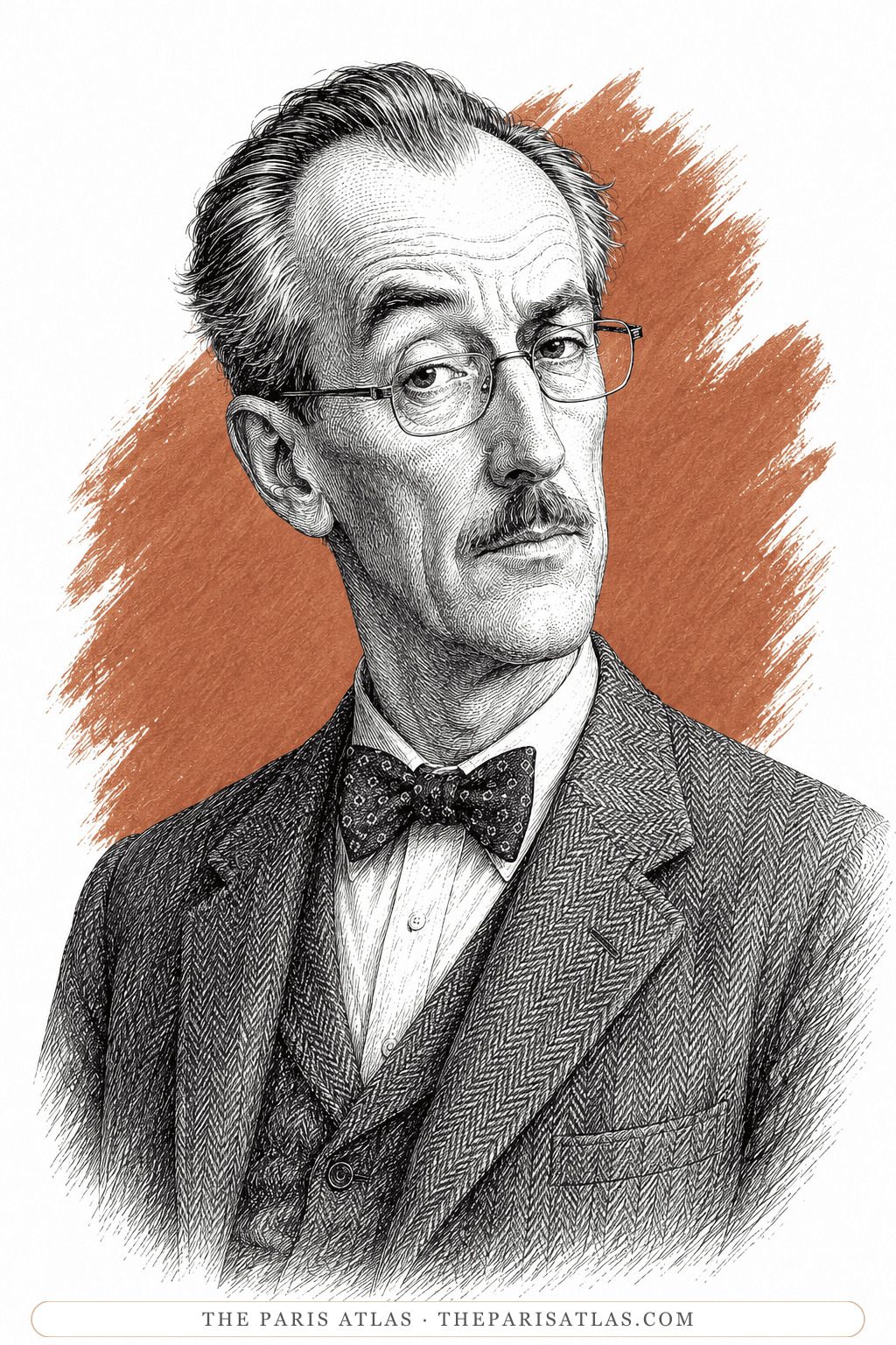 Illustrated portrait of Emil Schnellock