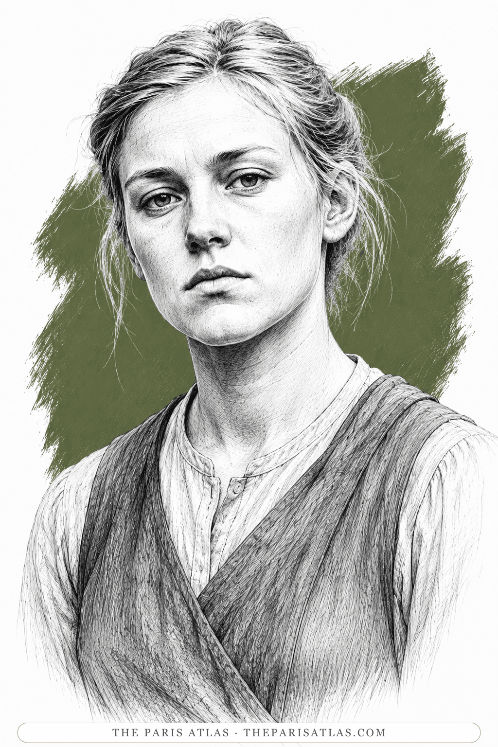 Illustrated portrait of Emmie