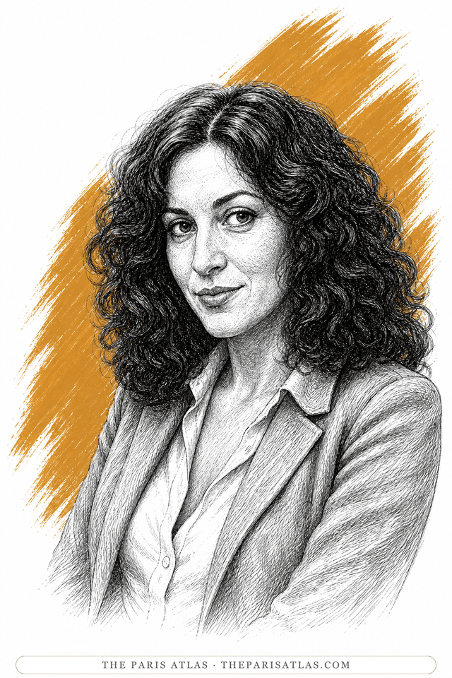 Illustrated portrait of Erica Jong