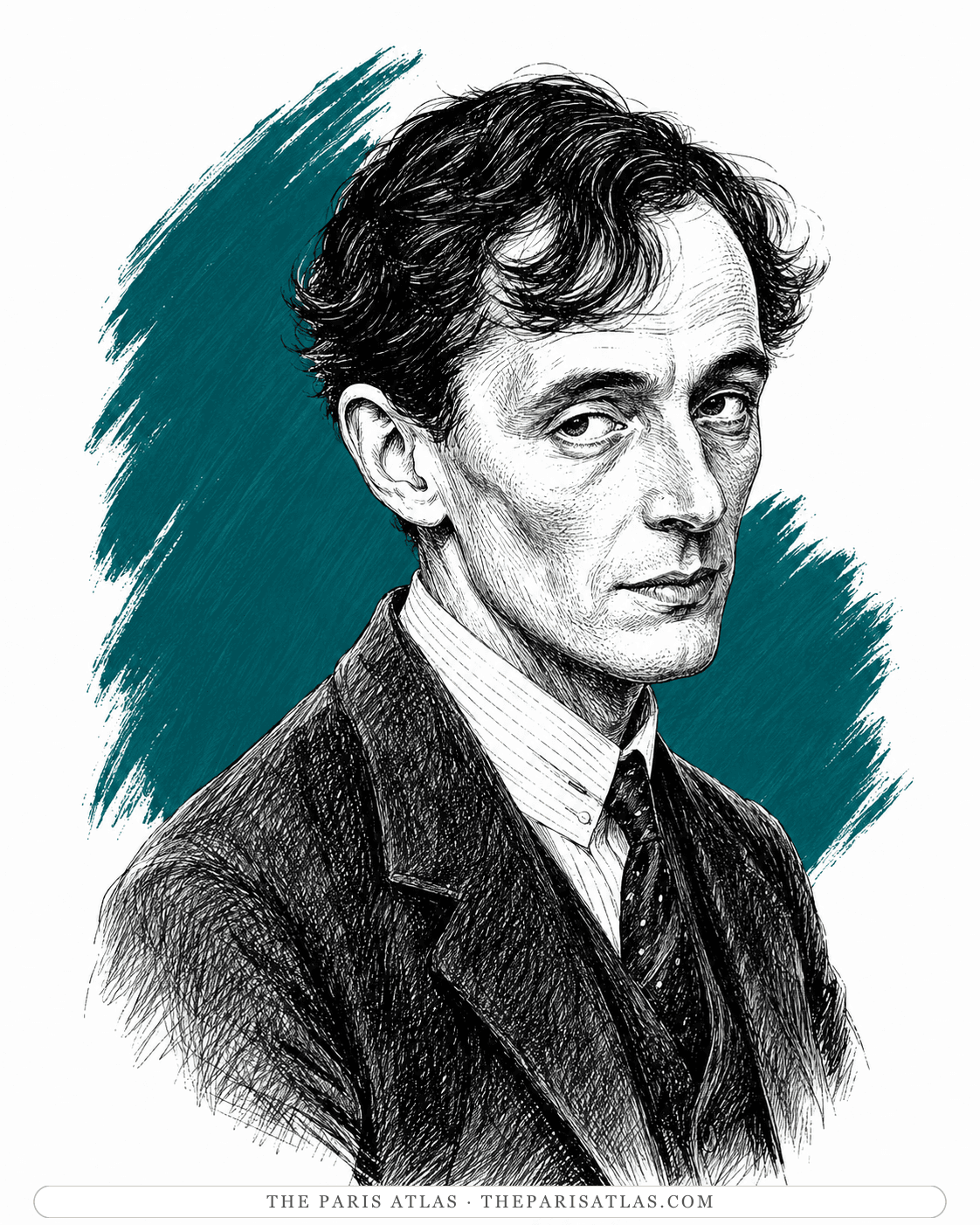 Illustrated portrait of Ernest Walsh