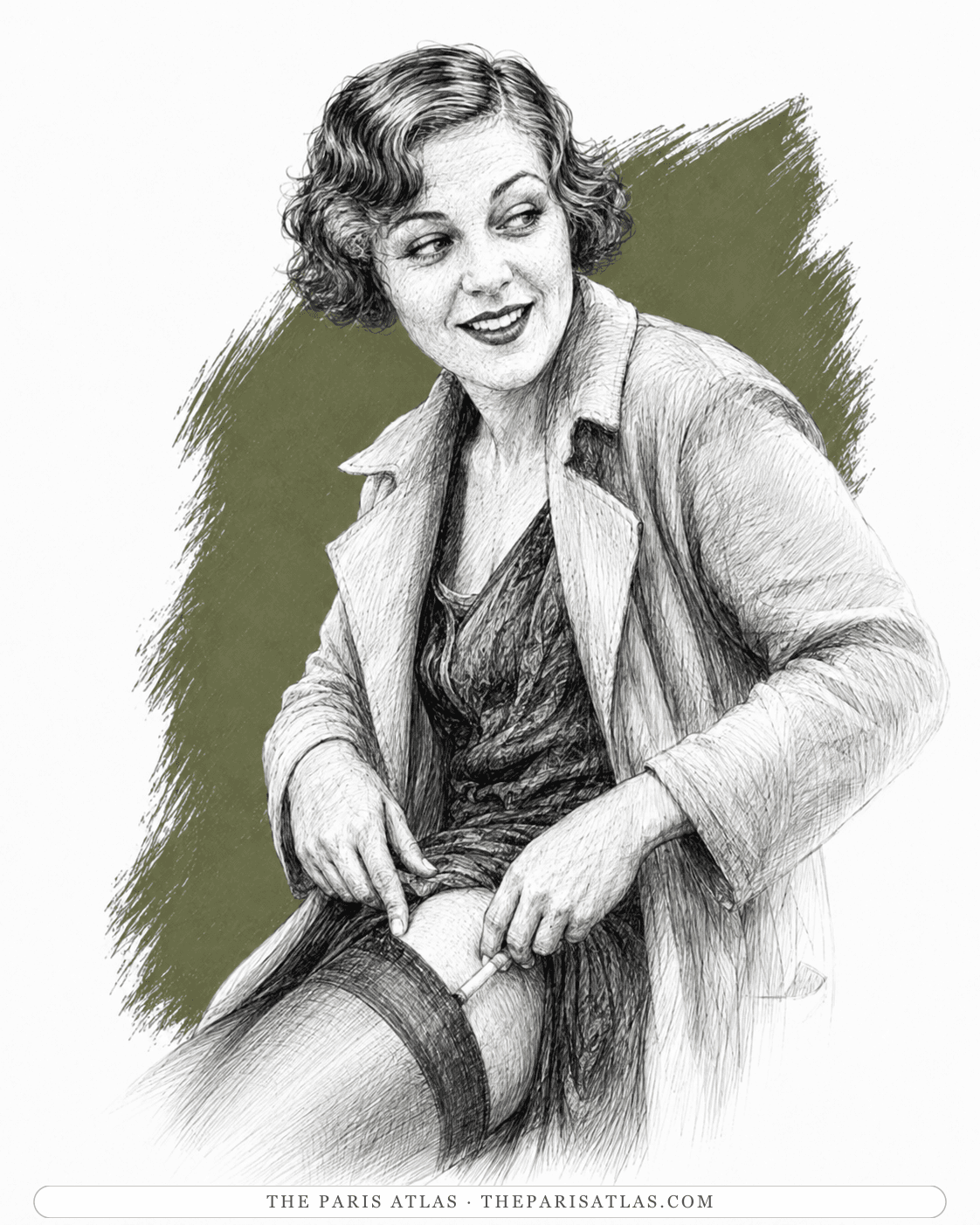 Illustrated portrait of Florry