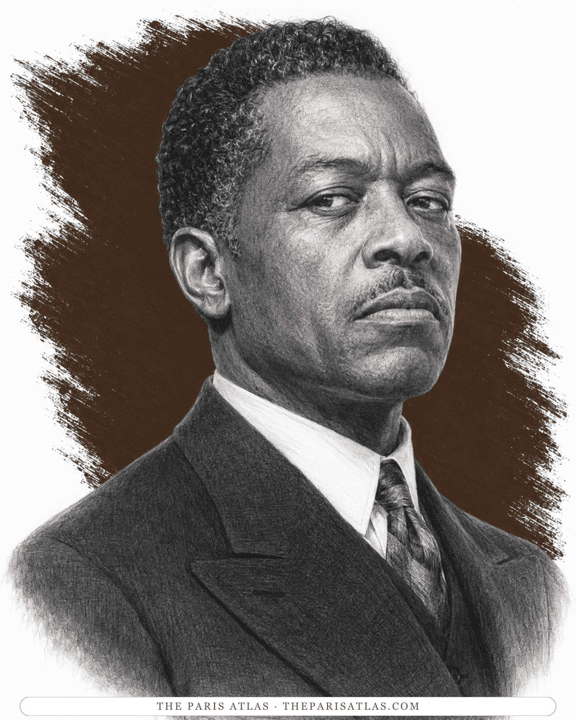 Illustrated portrait of Gabriel Grimes