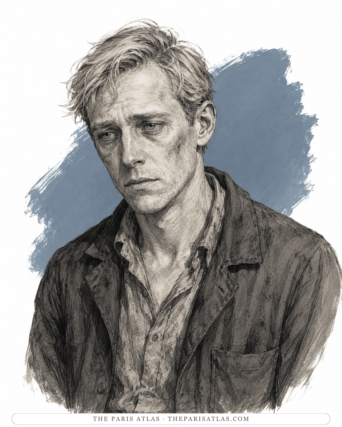 Illustrated portrait of George Wilson