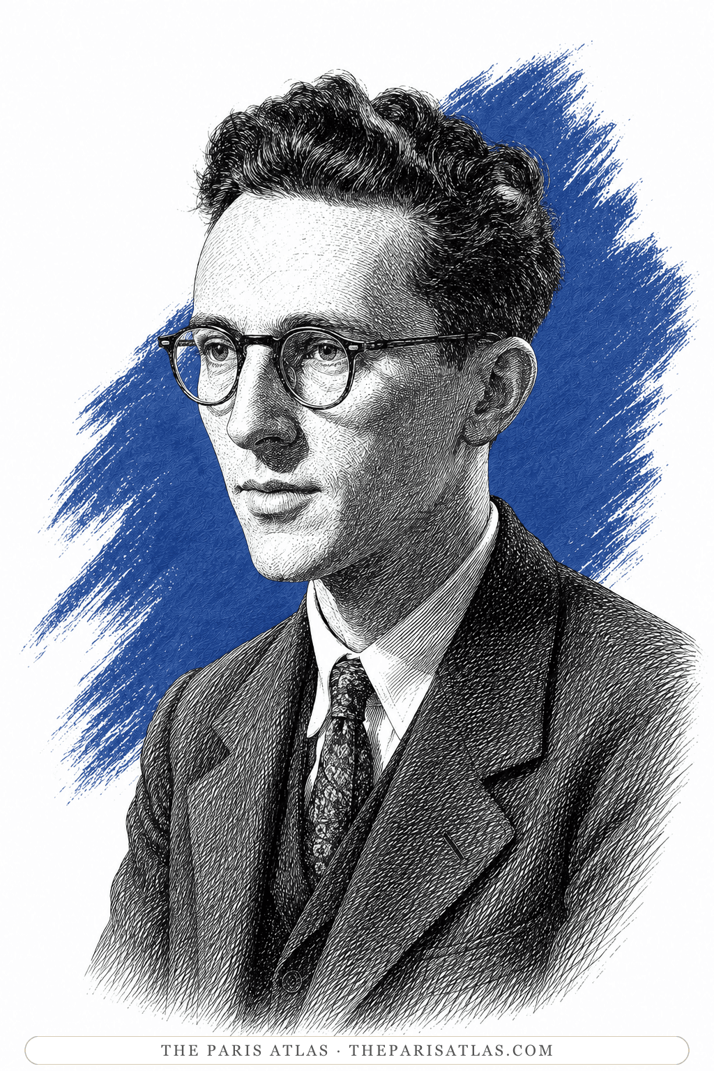 Illustrated portrait of Georges Belmont