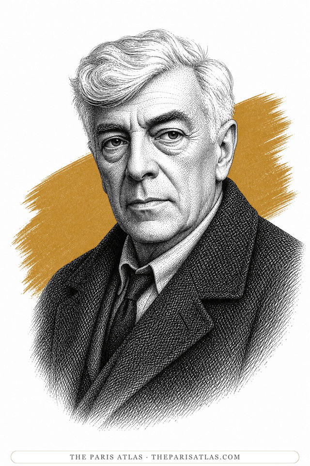Illustrated portrait of Georges Braque