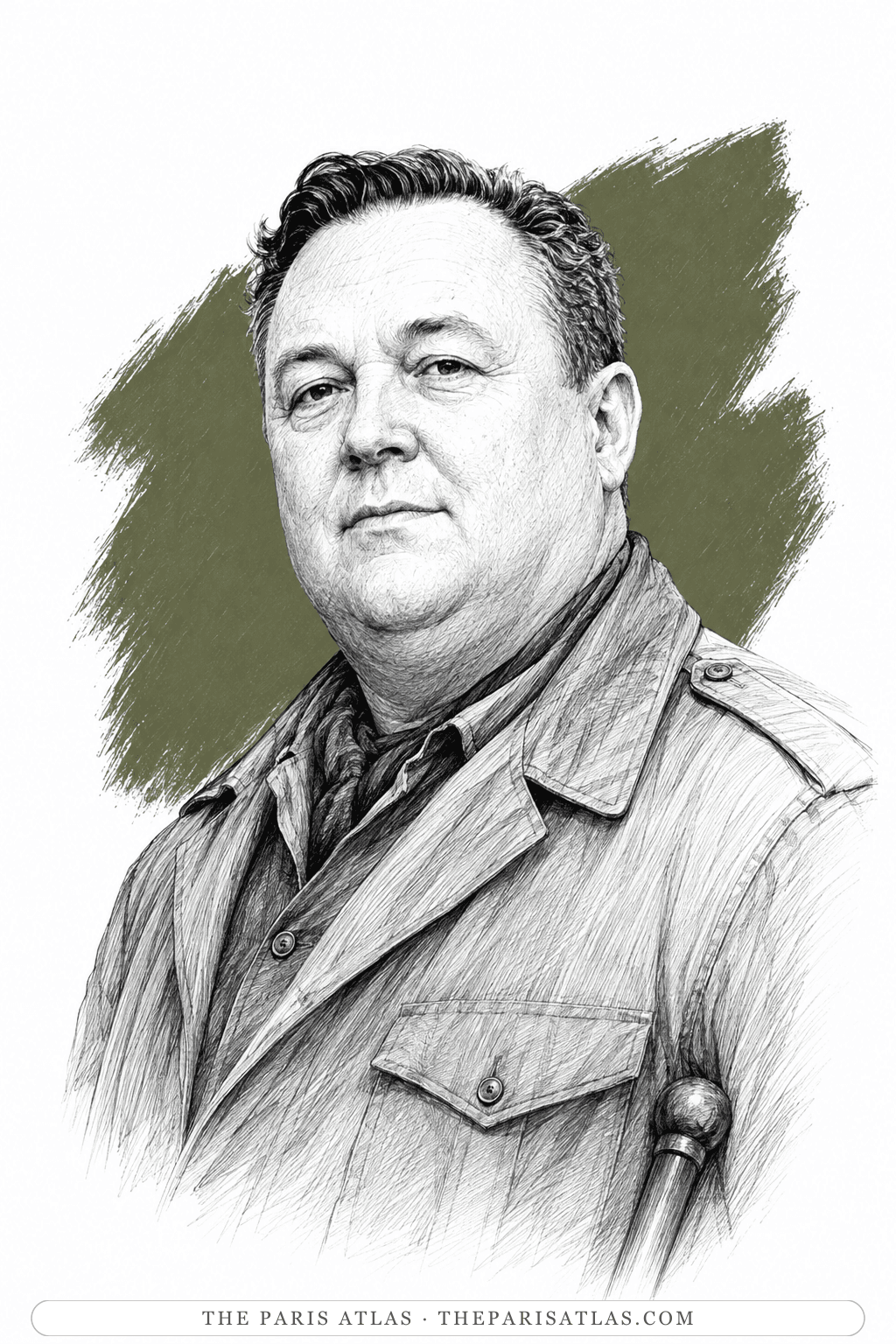 Illustrated portrait of Georges Kopp