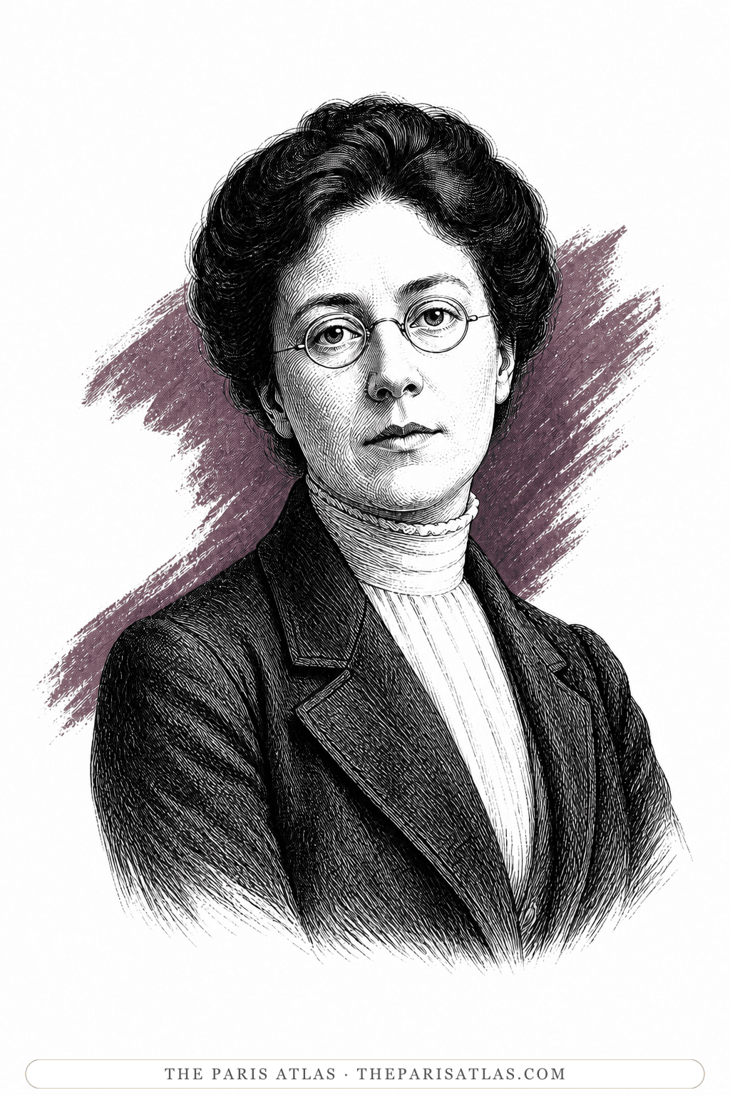 Illustrated portrait of Germaine Dulac