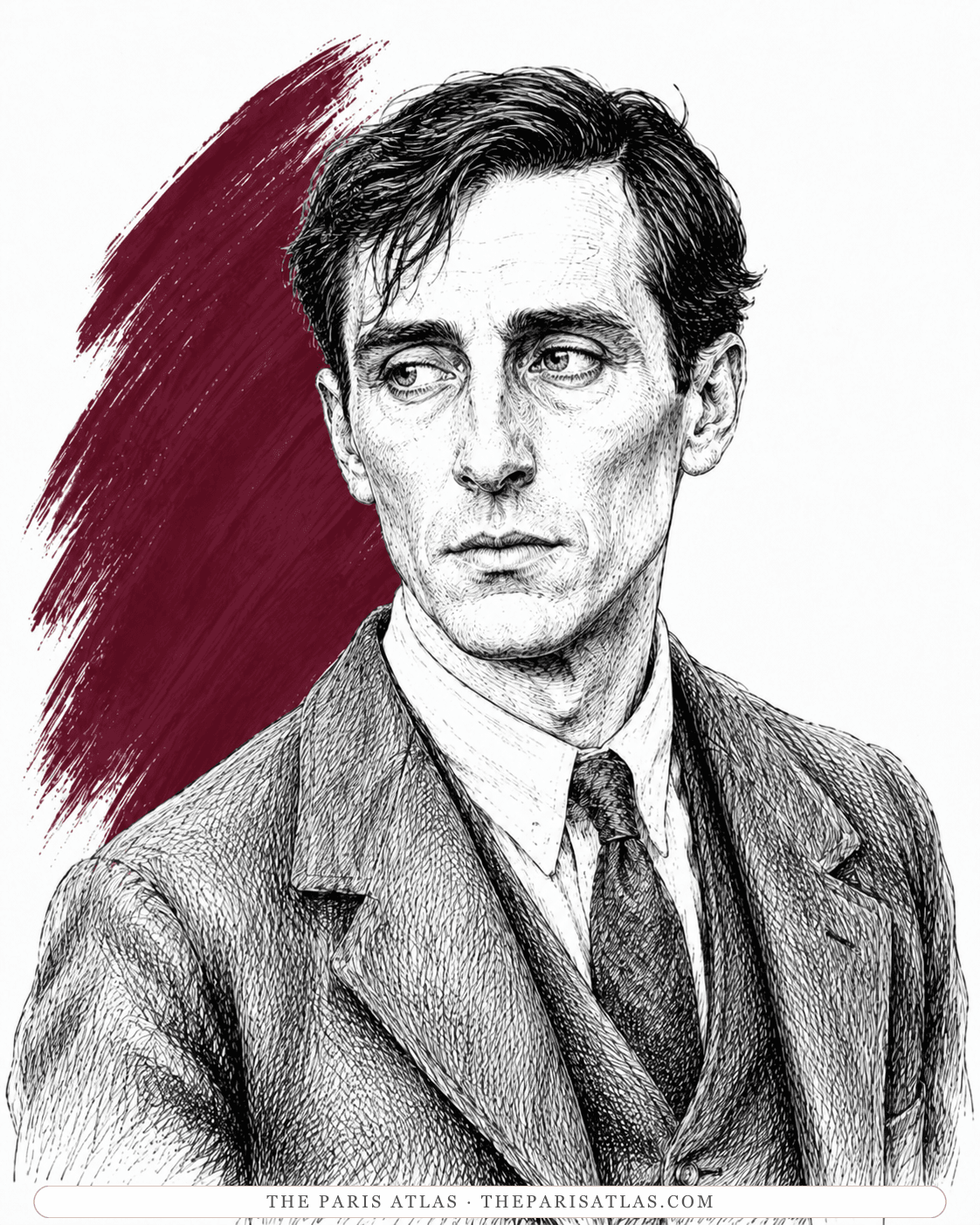 Illustrated portrait of Harvey Stone
