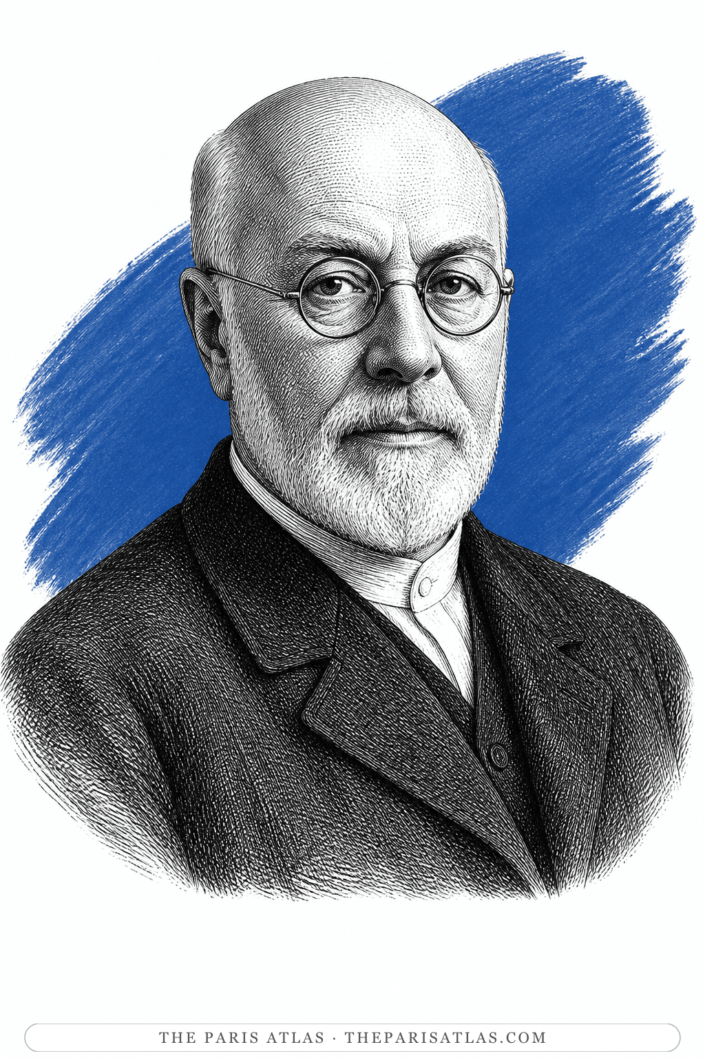 Illustrated portrait of Henri Matisse