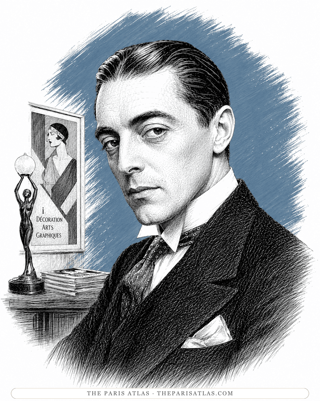 Illustrated portrait of Herbert Clarke