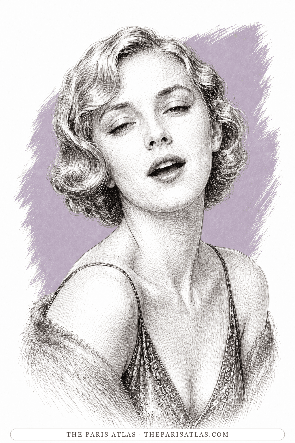 Illustrated portrait of Hermione Slater