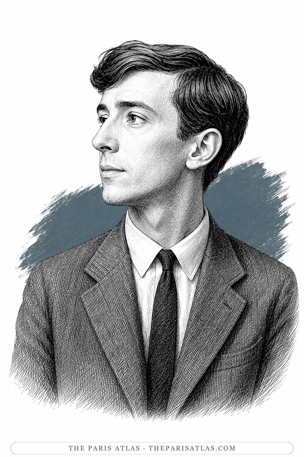 Illustrated portrait of Ian Sommerville