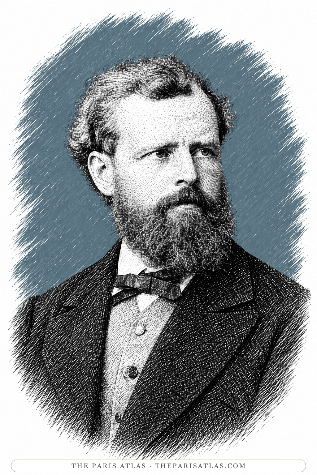 Illustrated portrait of Isidore Bonheur