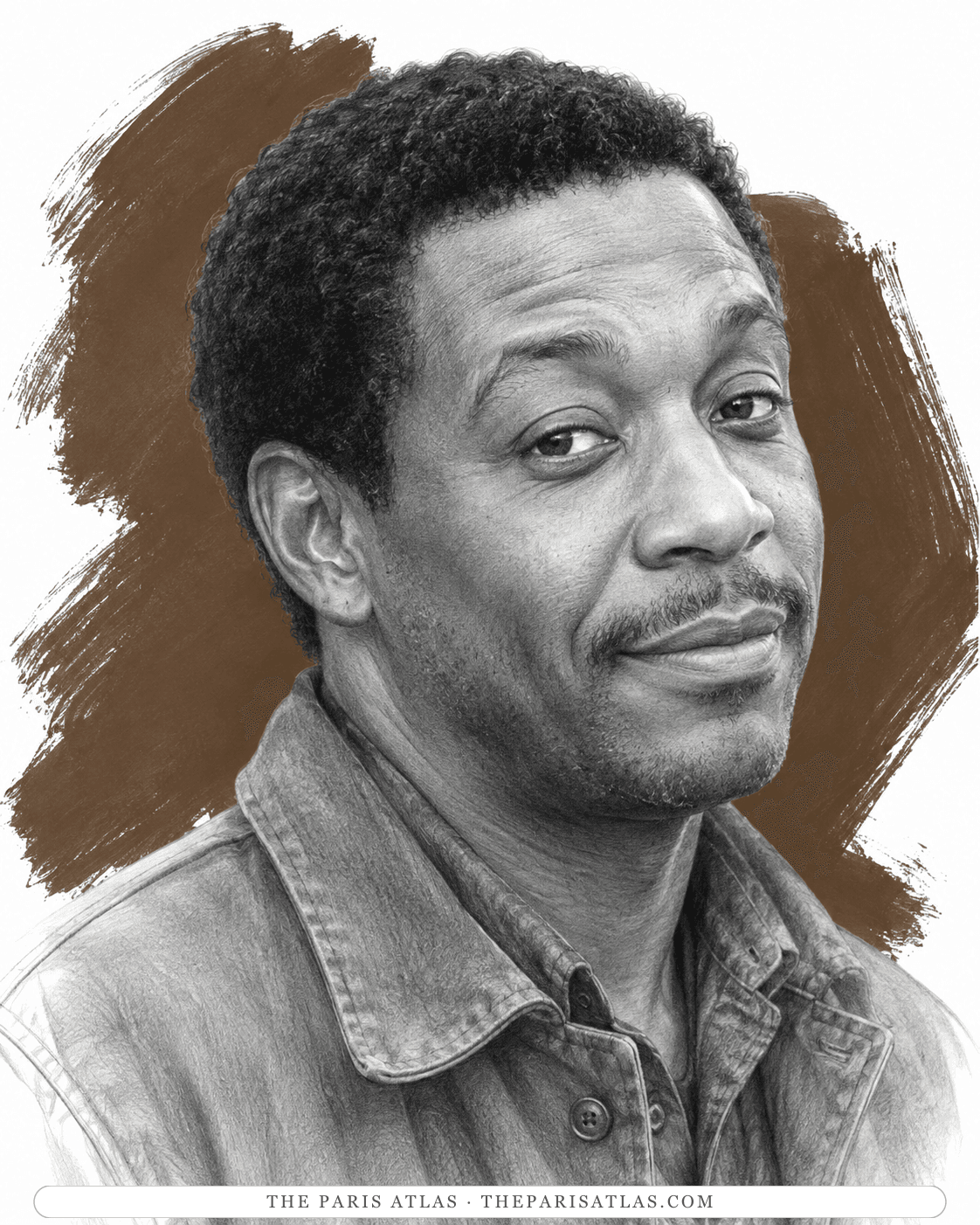 Illustrated portrait of Jerry