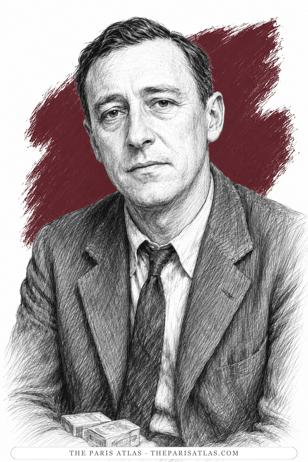 Illustrated portrait of John McNair