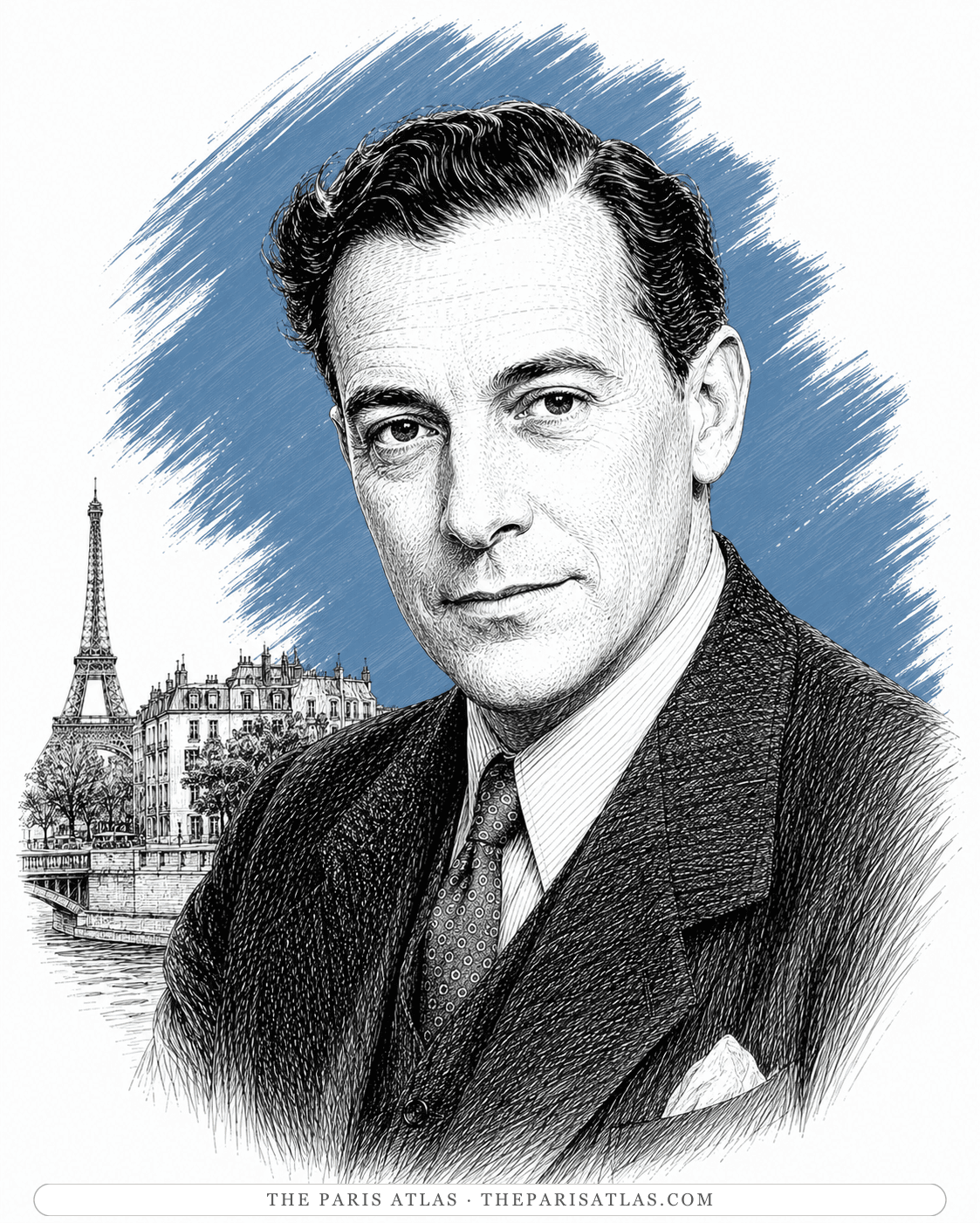 Illustrated portrait of John Quinn