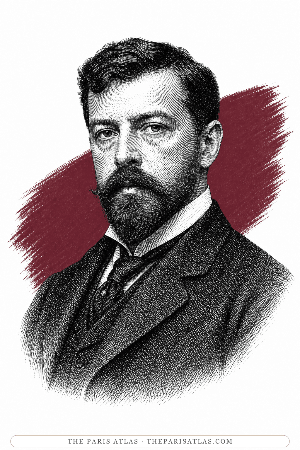 Illustrated portrait of John Singer Sargent