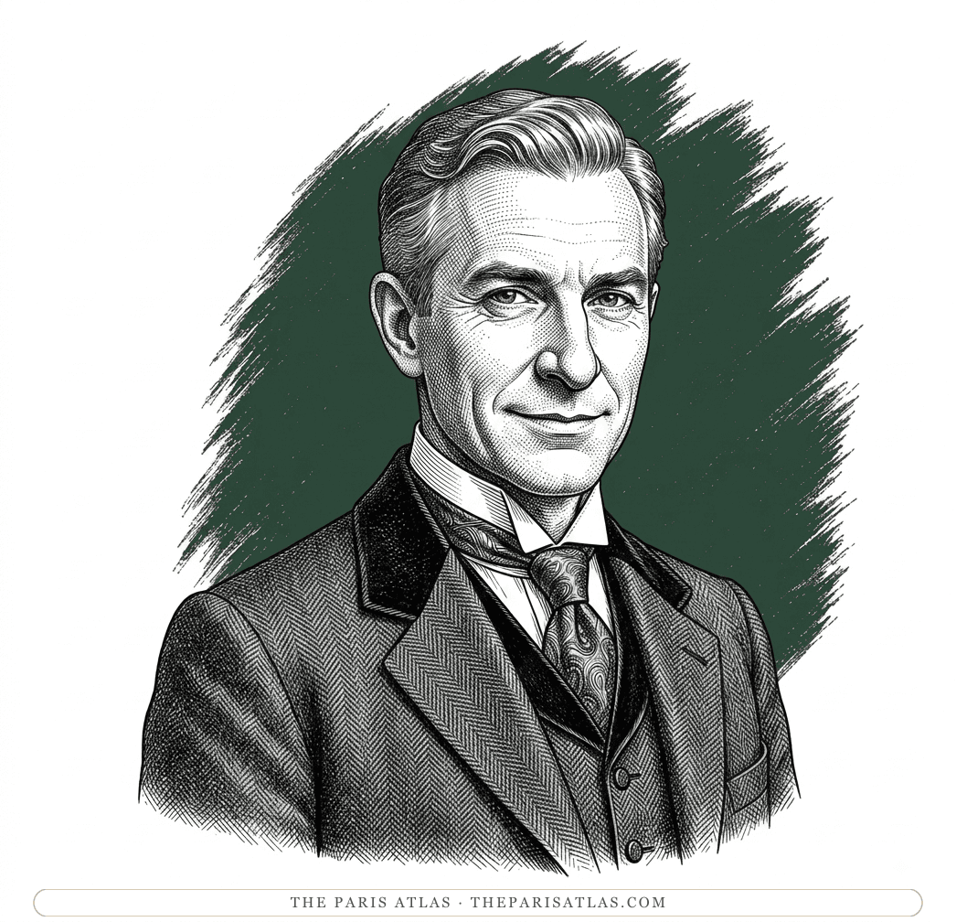 Illustrated portrait of Jonathan Brockett