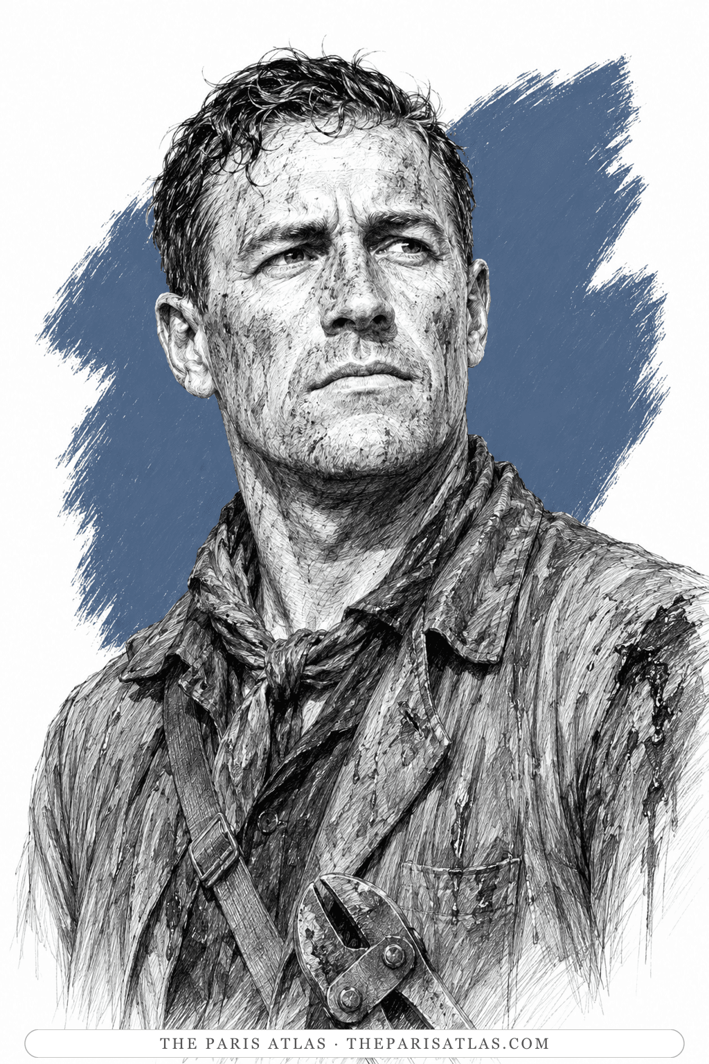 Illustrated portrait of Jorge Roca
