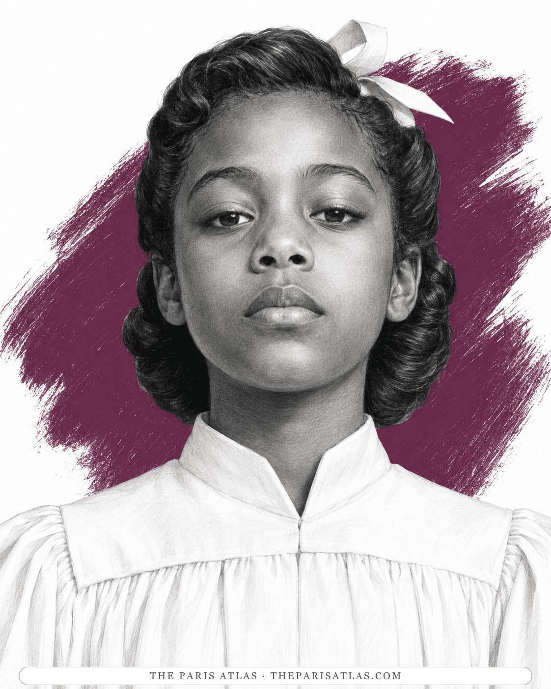 Illustrated portrait of Julia Miller