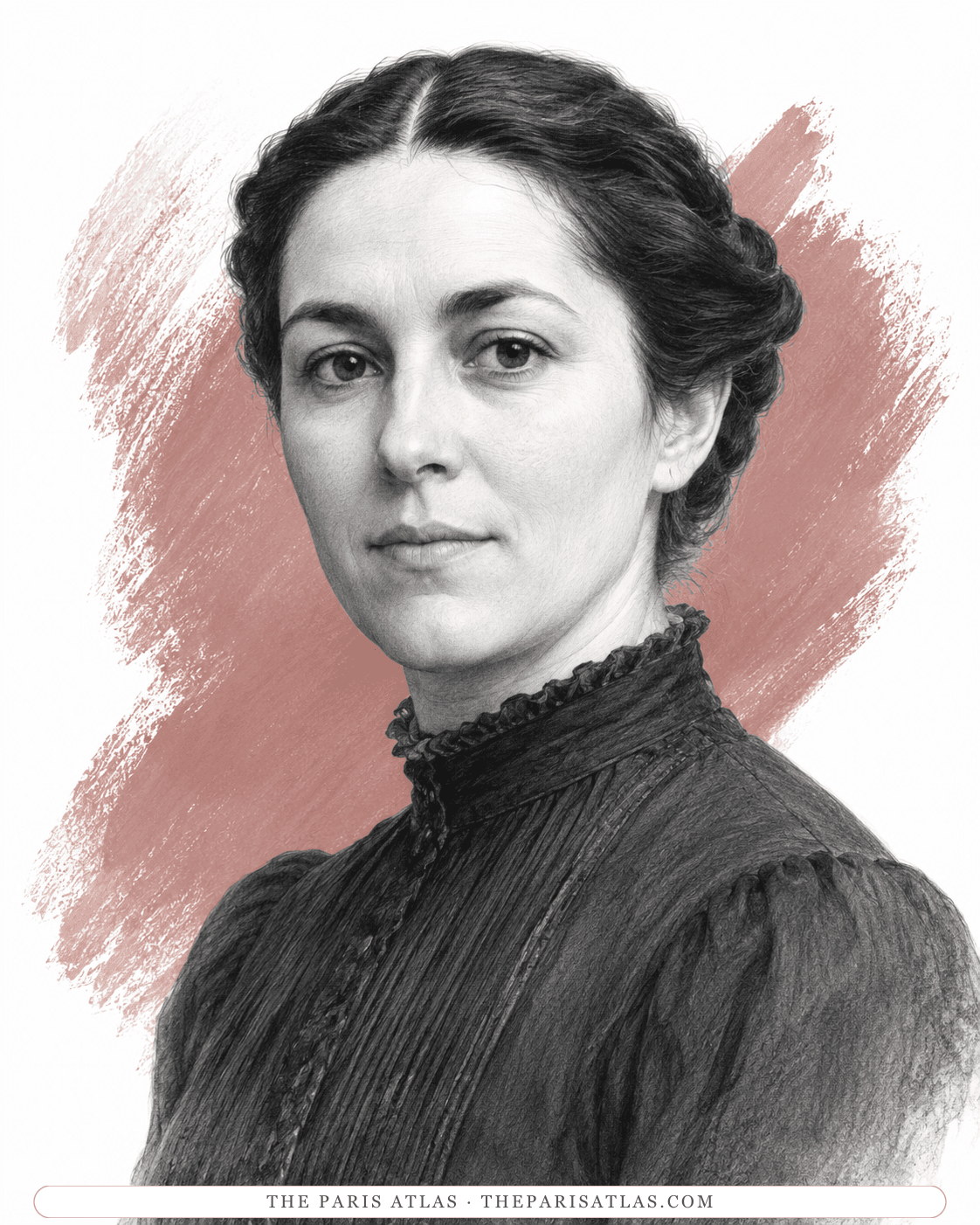Illustrated portrait of Julie Vellay