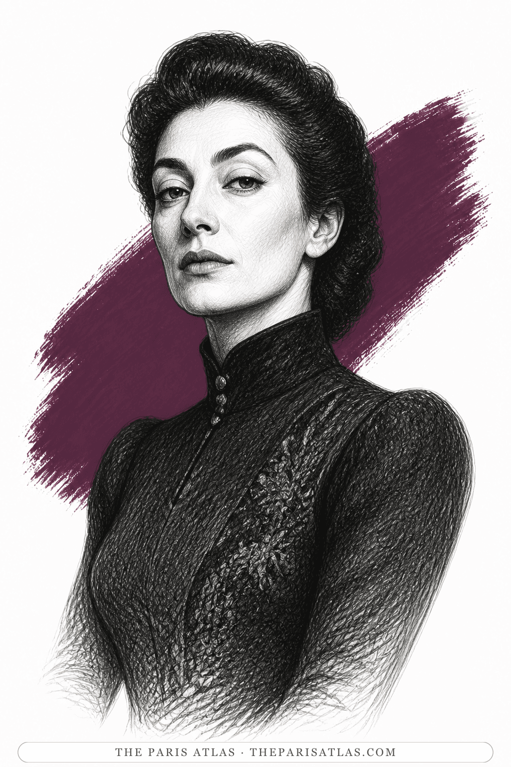 Illustrated portrait of Leonor Fini
