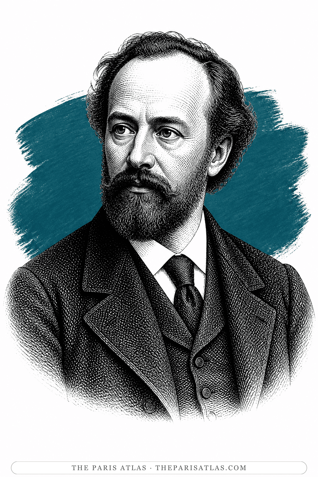 Illustrated portrait of Louis Le Prince