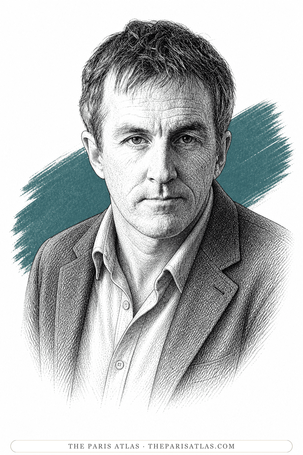 Illustrated portrait of Luke Davies