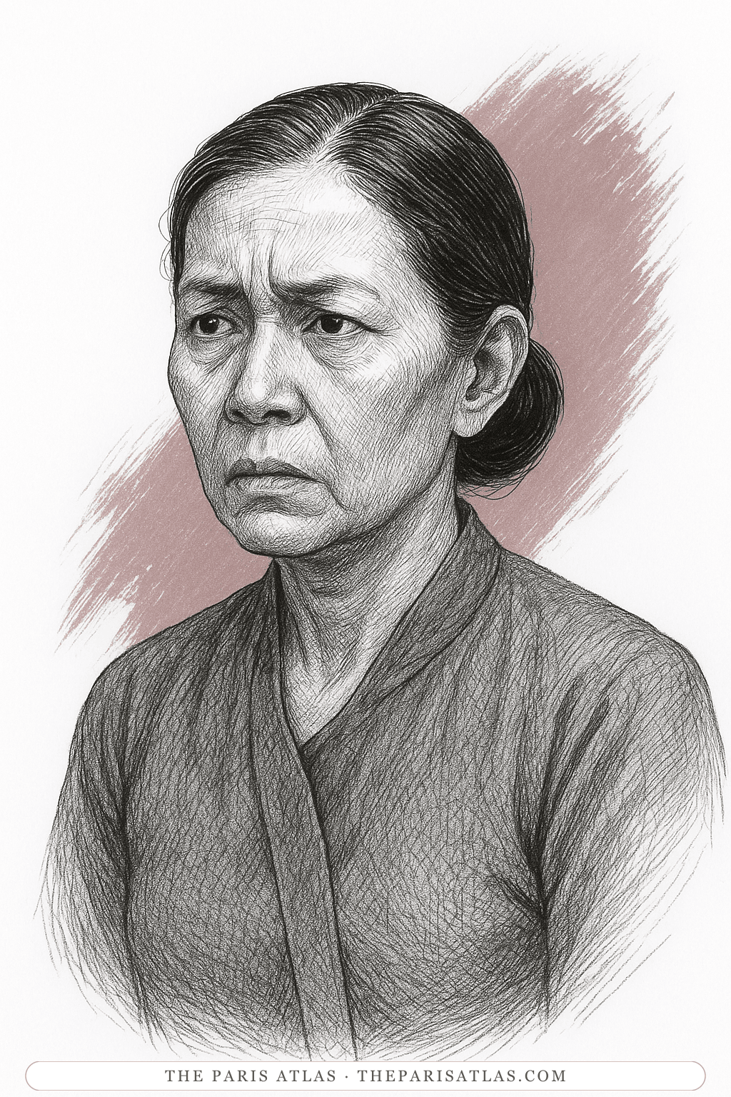 Illustrated portrait of Ma Kin