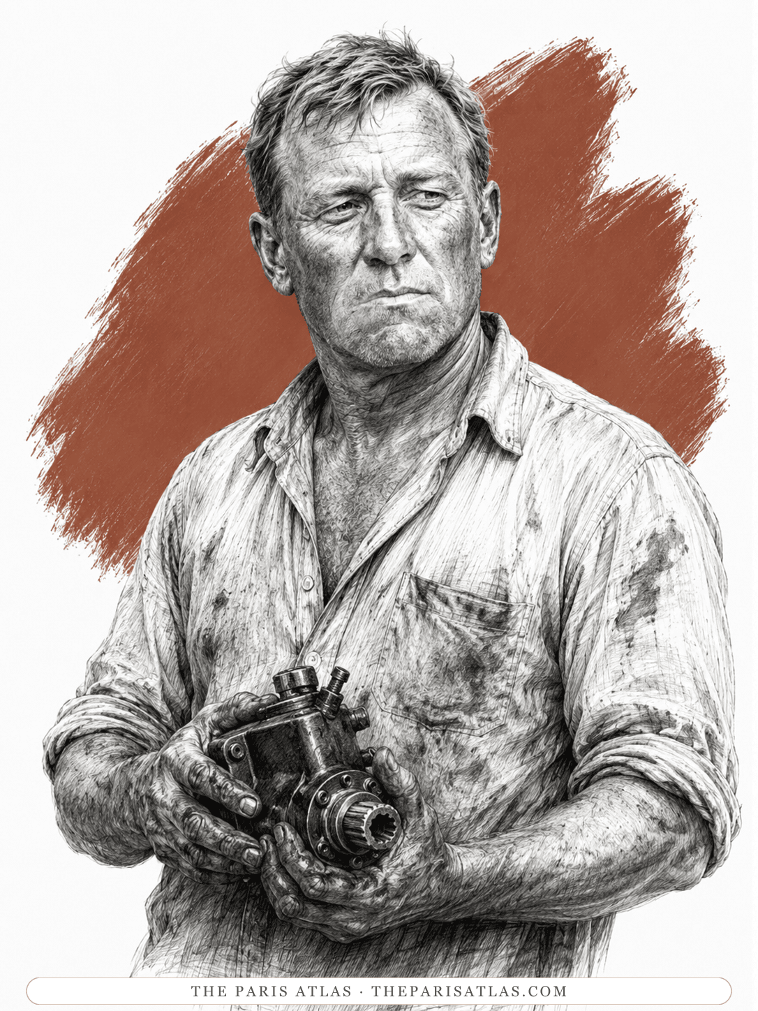Illustrated portrait of Macdougall