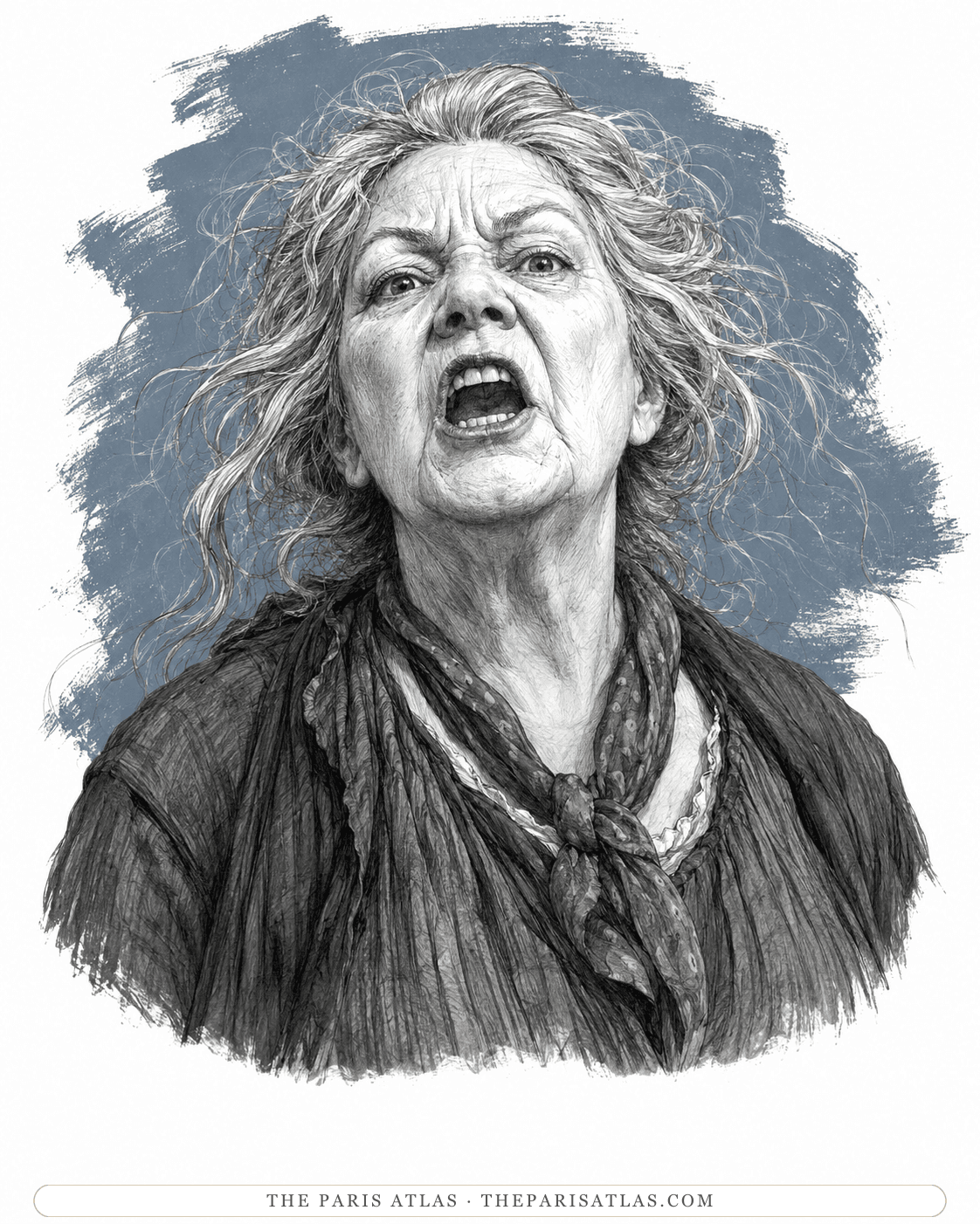 Illustrated portrait of Madame Monce