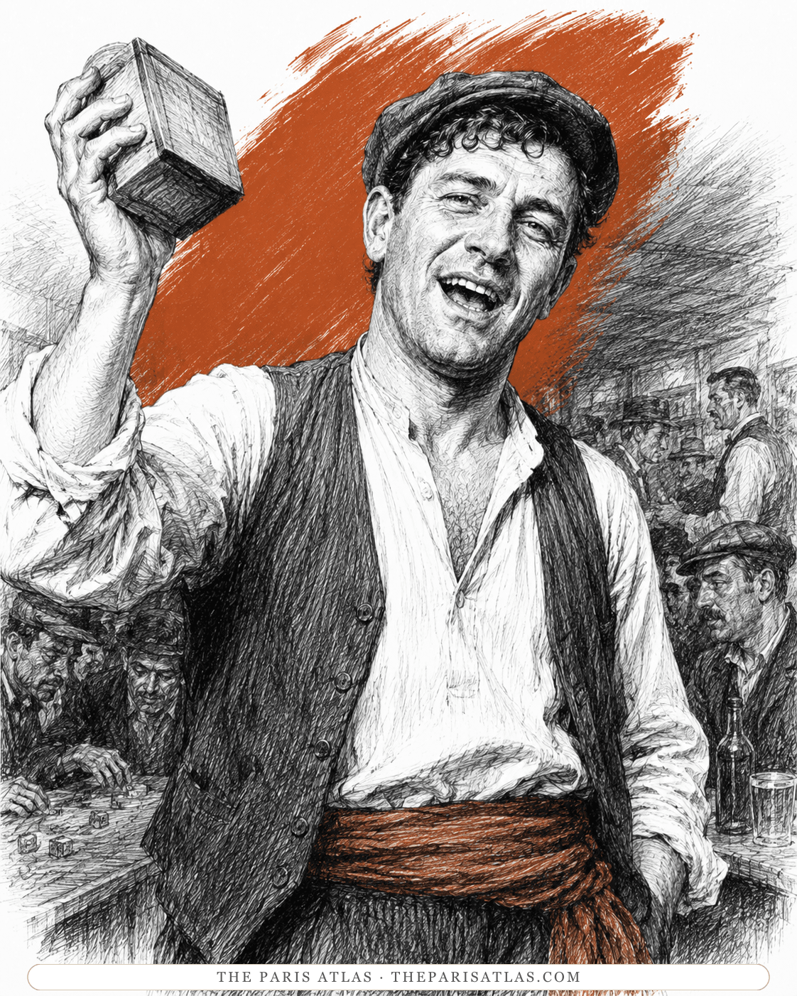 Illustrated portrait of Manuel