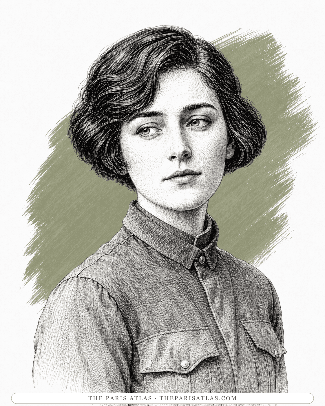 Illustrated portrait of Mary Llewellyn