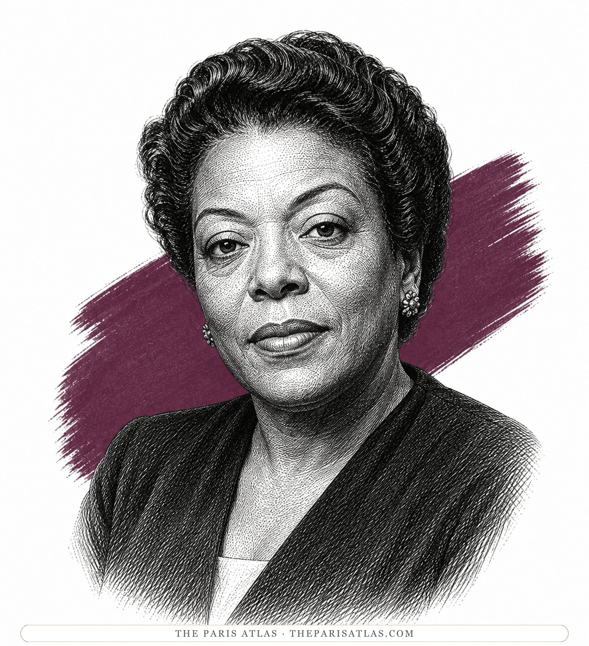 Illustrated portrait of Mary Lou Williams