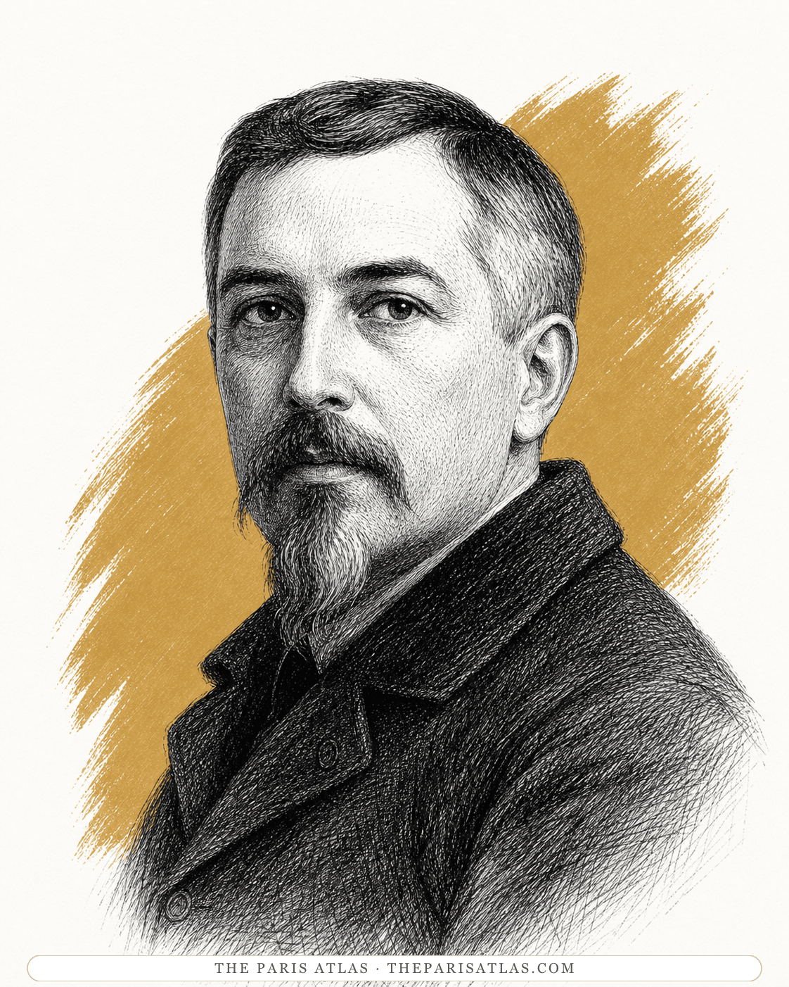 Illustrated portrait of Maurice Denis