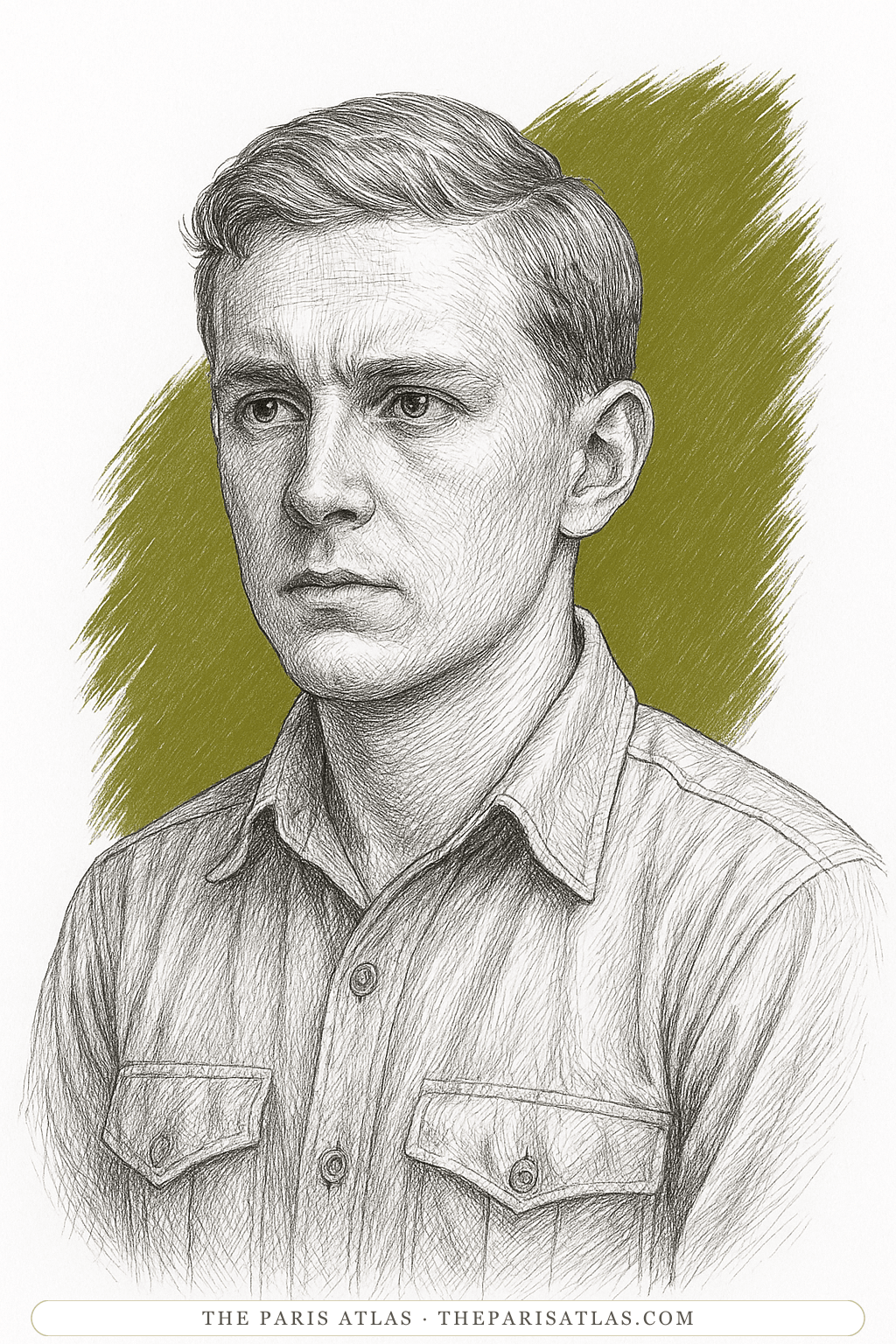 Illustrated portrait of Maxwell