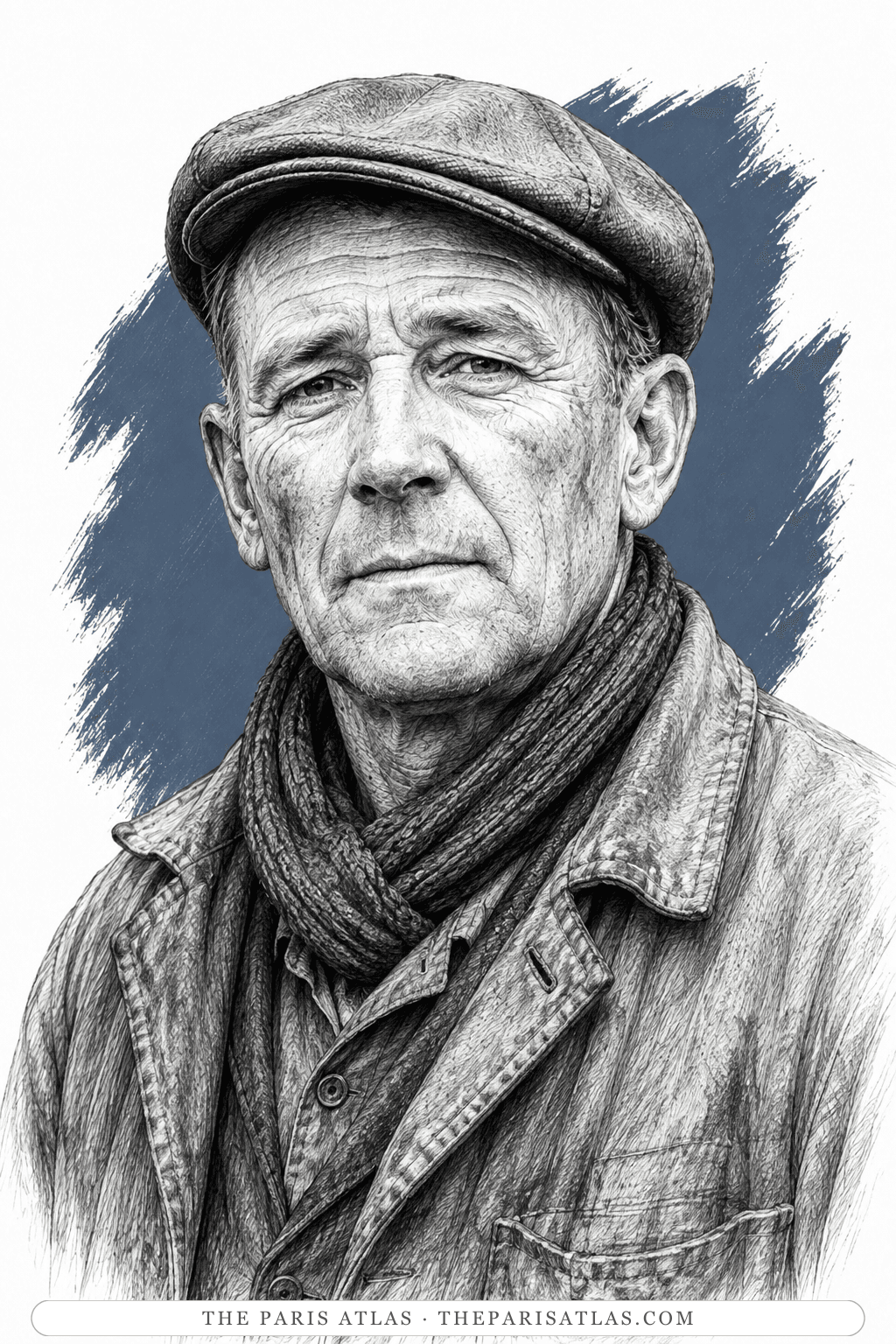 Illustrated portrait of Mr Reilly