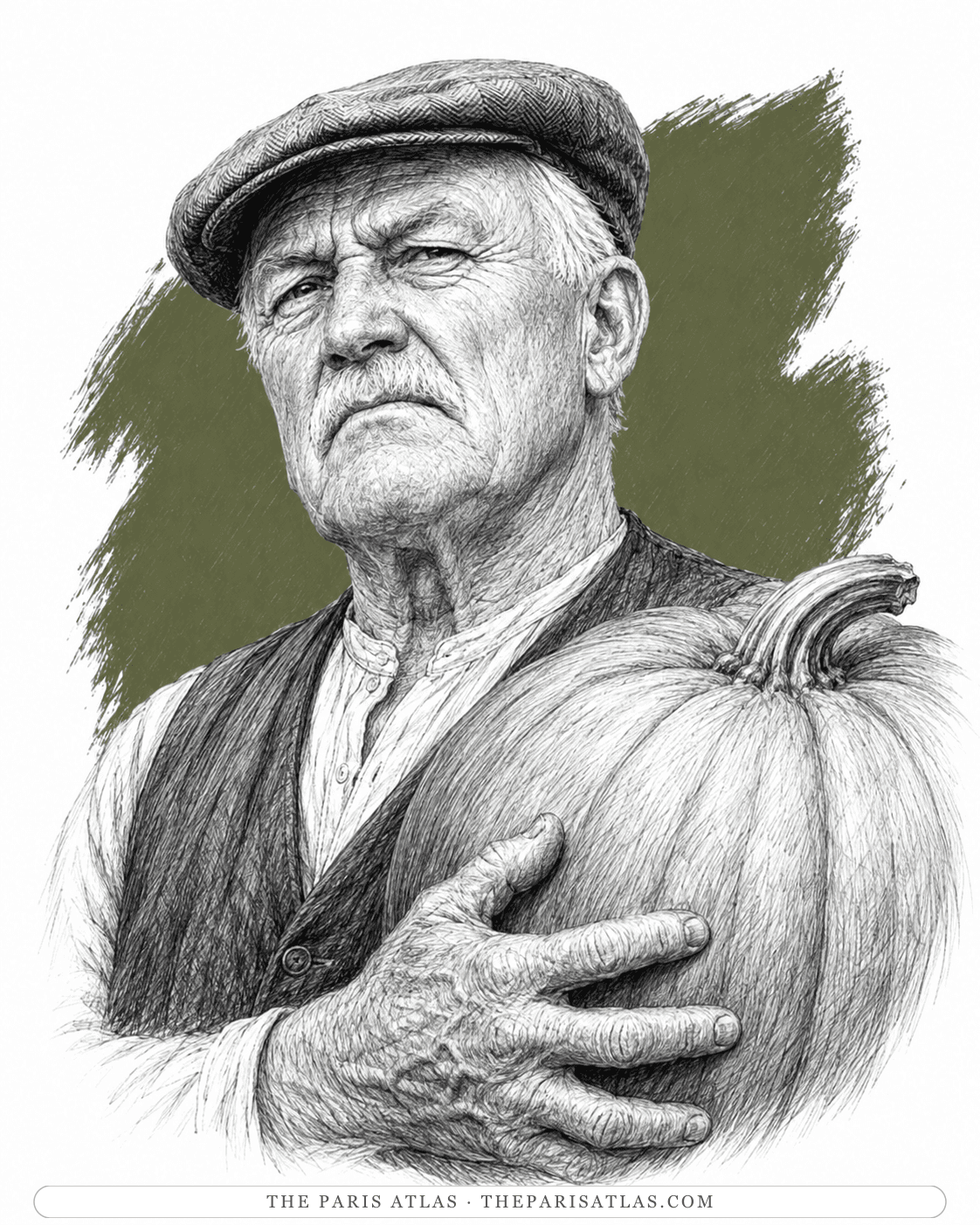 Illustrated portrait of Mr Toagis