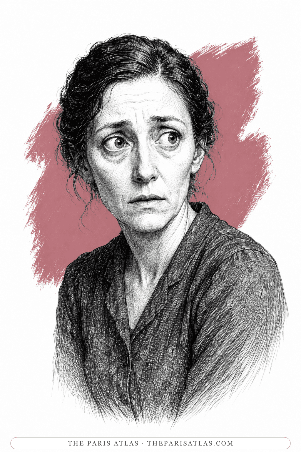 Illustrated portrait of Mrs Wheeler