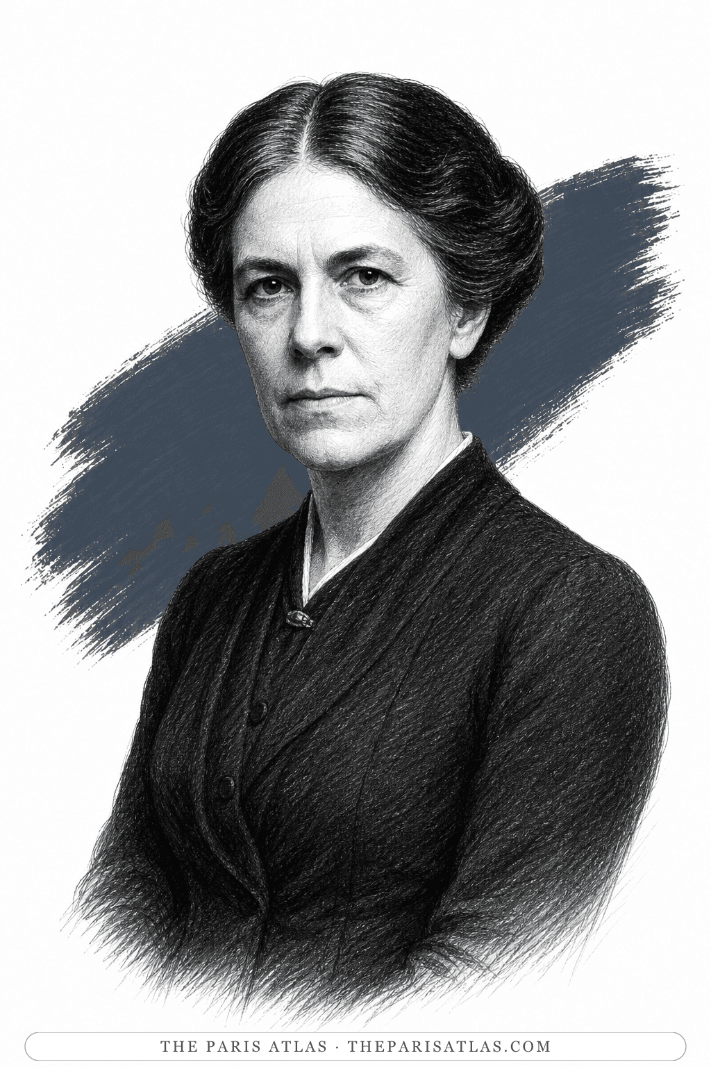 Illustrated portrait of Nadia Boulanger