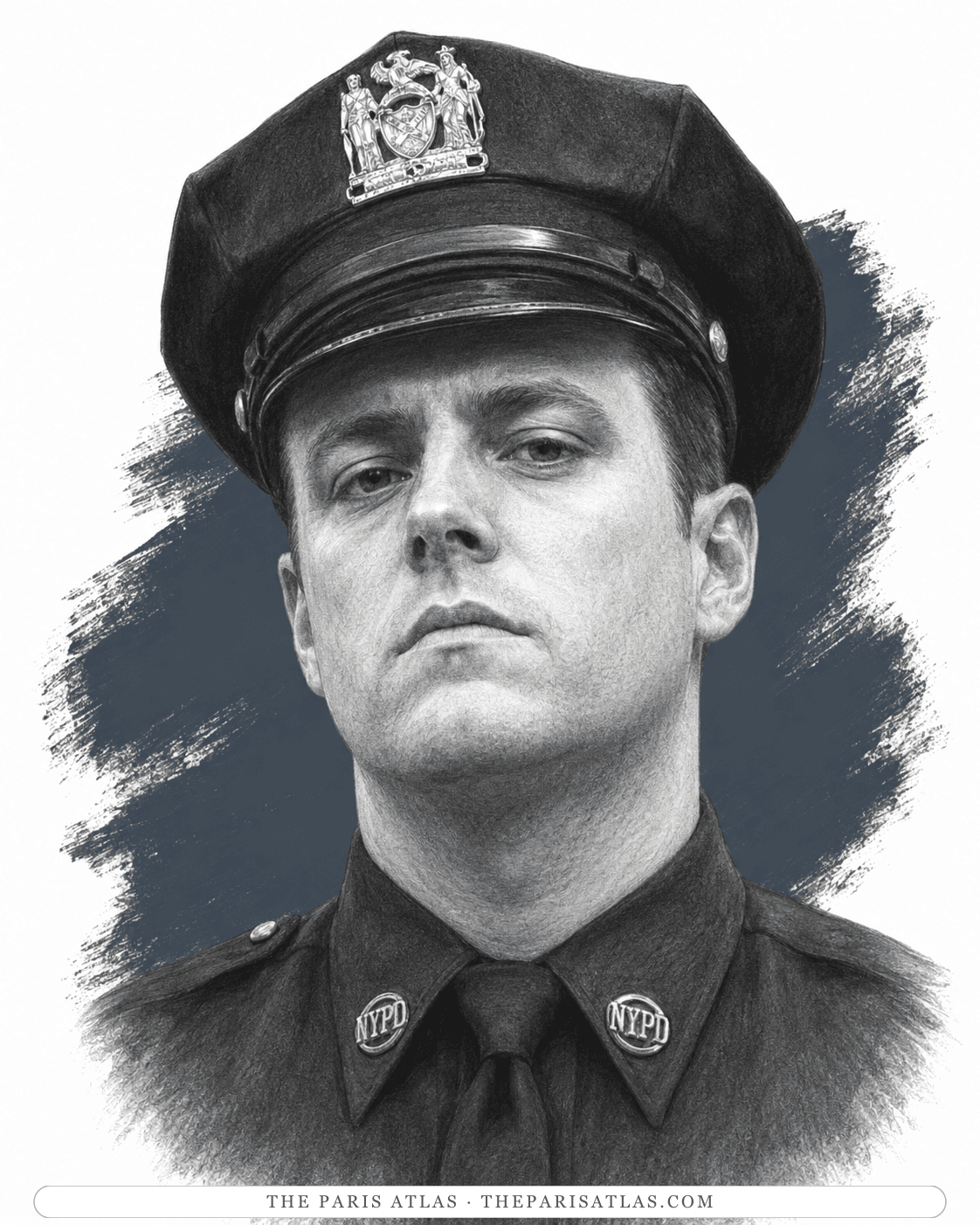Illustrated portrait of Officer Bell